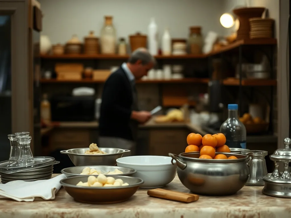 Cuisine rénovée avec des meubles en bois peints en blanc et un plan de travail en chêne, mélange de charme ancien et de touches modernes