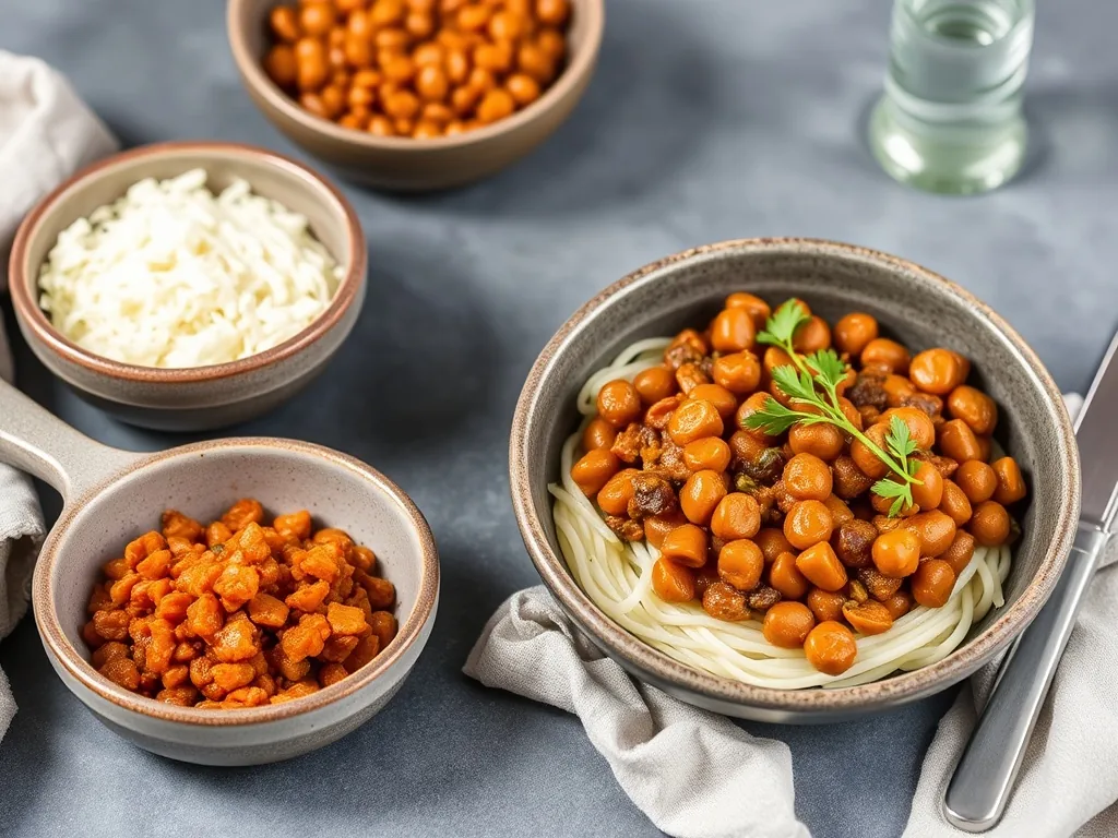 Lentilles corail mijotant dans une casserole, cuillère en bois prête à remuer