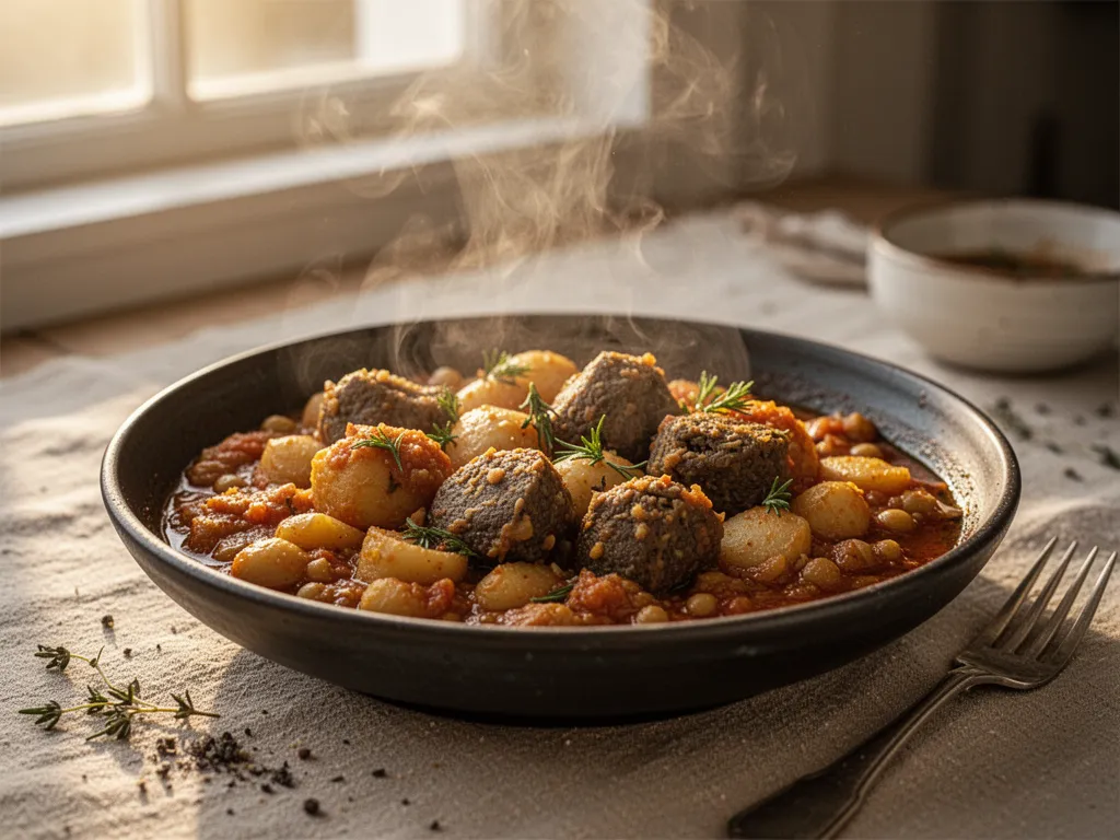 Assortiment de plats séfarades et ashkénazes sur une table de fête