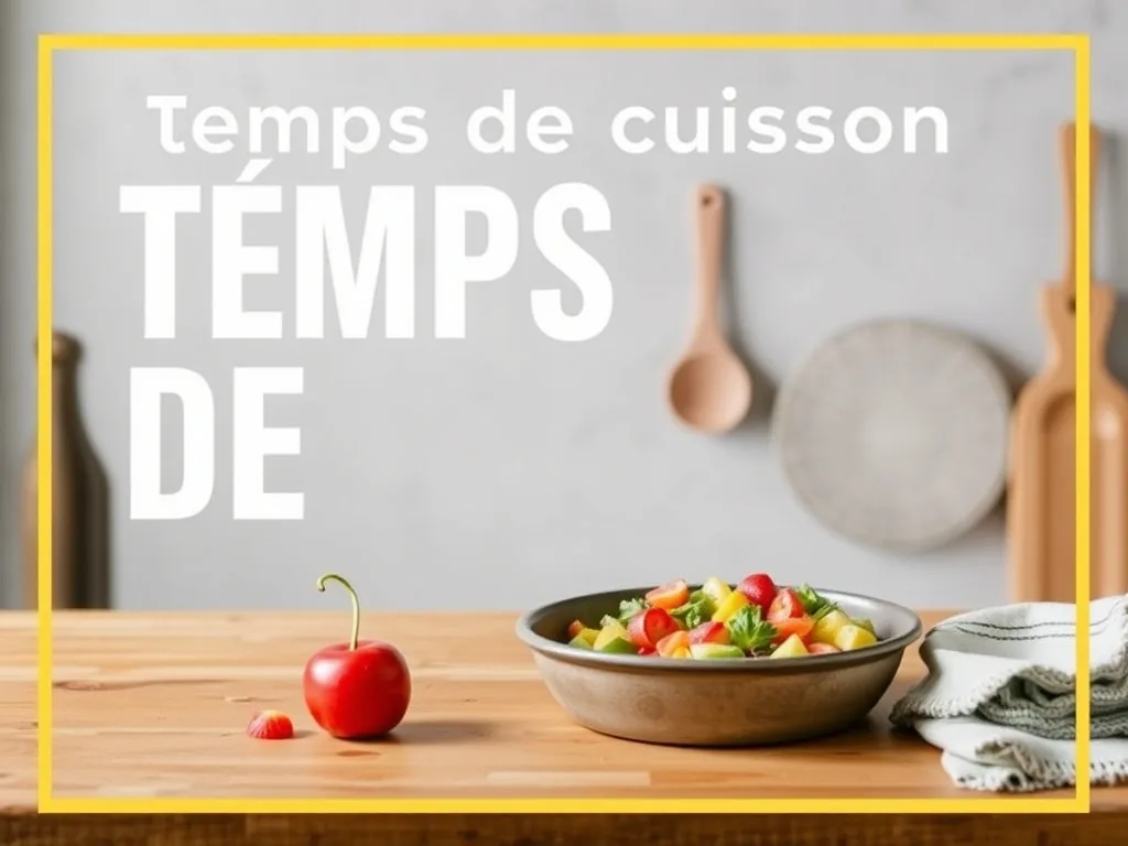 Dans la cuisine, une marmite mijote, le minuteur affiche le temps de cuisson